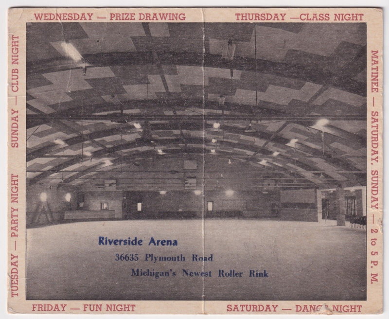 Riverside Arena - Vintage Ad